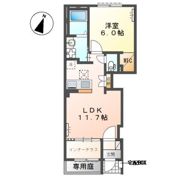 サンプレスⅡの間取り画像