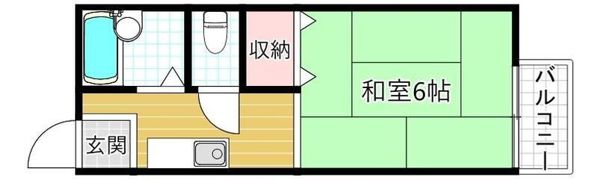 セントラルハイツ山之上の間取り画像