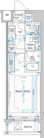マキシヴ高島平の間取り画像