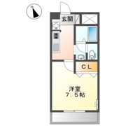 フラワーヒルズの間取り画像