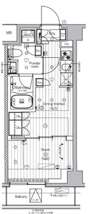 PREMIUM CUBE 王子神谷の間取り画像