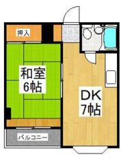 ヘリオス天神町レジデンスの間取り画像