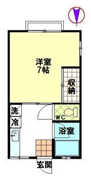 シティハイムナリマス（B）の間取り画像