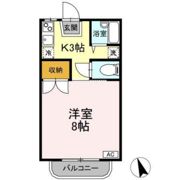 コーポあい B棟の間取り画像