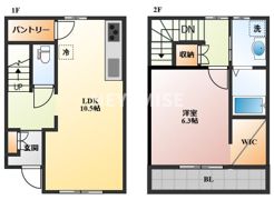 GLANZ Heim 喜々津Bの間取り画像