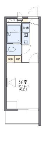 レオパレスエバグリーンの間取り画像