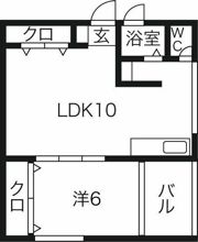 松風園ハウスの間取り画像