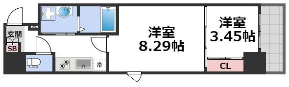 CAVANA本町の間取り画像