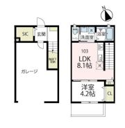 アウラガレージの間取り画像