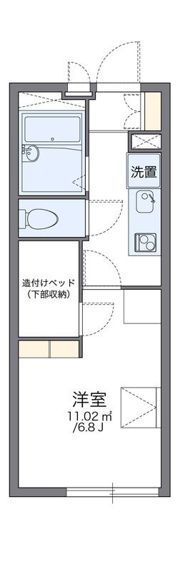 レオパレスレジデンス高橋の間取り画像