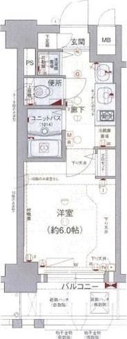 プレサンス天神橋ディオレの間取り画像