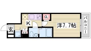 KTG RESIDENCE 芦屋西の間取り画像