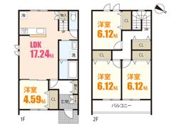 Grand Essor Village C棟の間取り画像