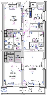 サステナブランシェ本行徳の間取り画像