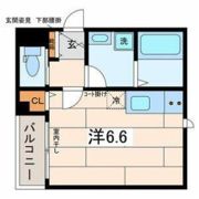 セゾン広尾の間取り画像