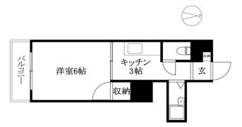 グロリーハイツ重松の間取り画像