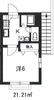 ハイツ・すずらんの間取り画像