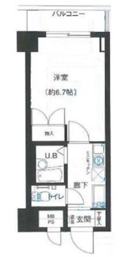 LUXURY APARTMENT OKACHIMACHIの間取り画像