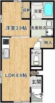 エルミタージュの間取り画像