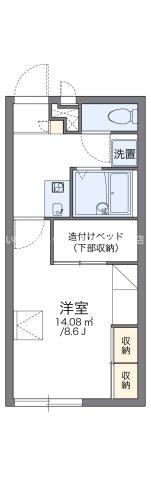レオパレスウィスタリア坂出の間取り画像