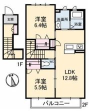 シャーメゾンはなみずき A棟の間取り画像