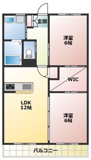 リーベンコート目尾の間取り画像