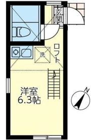 ユナイト東白楽ポルナレフの間取り画像