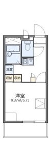 レオパレスラフィーナの間取り画像