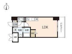 サーパスフォーシア大供の間取り画像