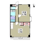 パティオ12の間取り画像
