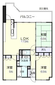 サーパスシティ東朝日町の間取り画像