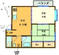 サンフラワーC(旧ハイツみのるC)の間取り画像