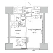 ザ・パークハビオ人形町レジデンスの間取り画像