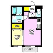 エリカC棟の間取り画像