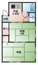 第三松明荘の間取り画像
