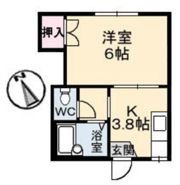 二幸コーポの間取り画像