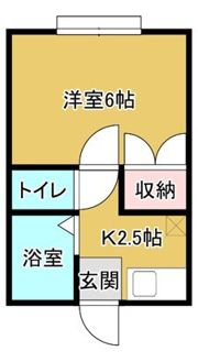 パレスウエストの間取り画像