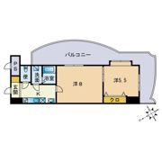ロイヤル渡辺通の間取り画像