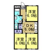 小西ハイツの間取り画像