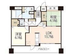 ラフィーヌ牛田本町の間取り画像