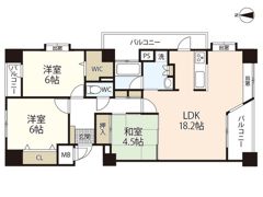 ラフィーヌ牛田本町の間取り画像