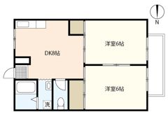 ピュアハウス皆賀の間取り画像