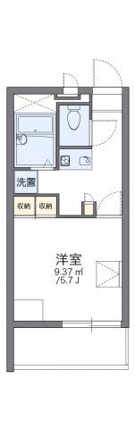 レオパレスクリーンヒルズ南戸塚の間取り画像