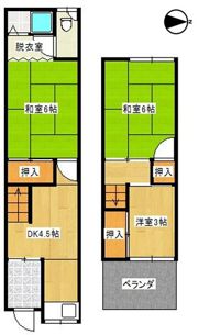 梶町4ストレートテラスの間取り画像