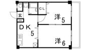 離宮前グリーンハイツの間取り画像