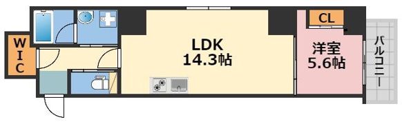 ARTFORM天満橋の間取り画像