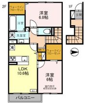 コンフォール赤坂の間取り画像
