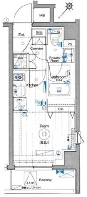 メイクスデザイン横浜蒔田の間取り画像
