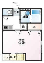 フジパレス守口Ⅲ番館の間取り画像