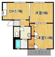 コムハウス壱番館（星ヶ丘）の間取り画像